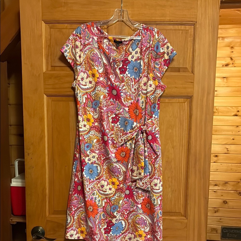 Talbots Floral Paisley Dress